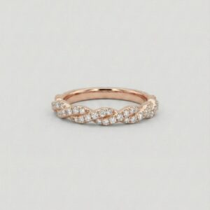 Twisted Diamond Ring